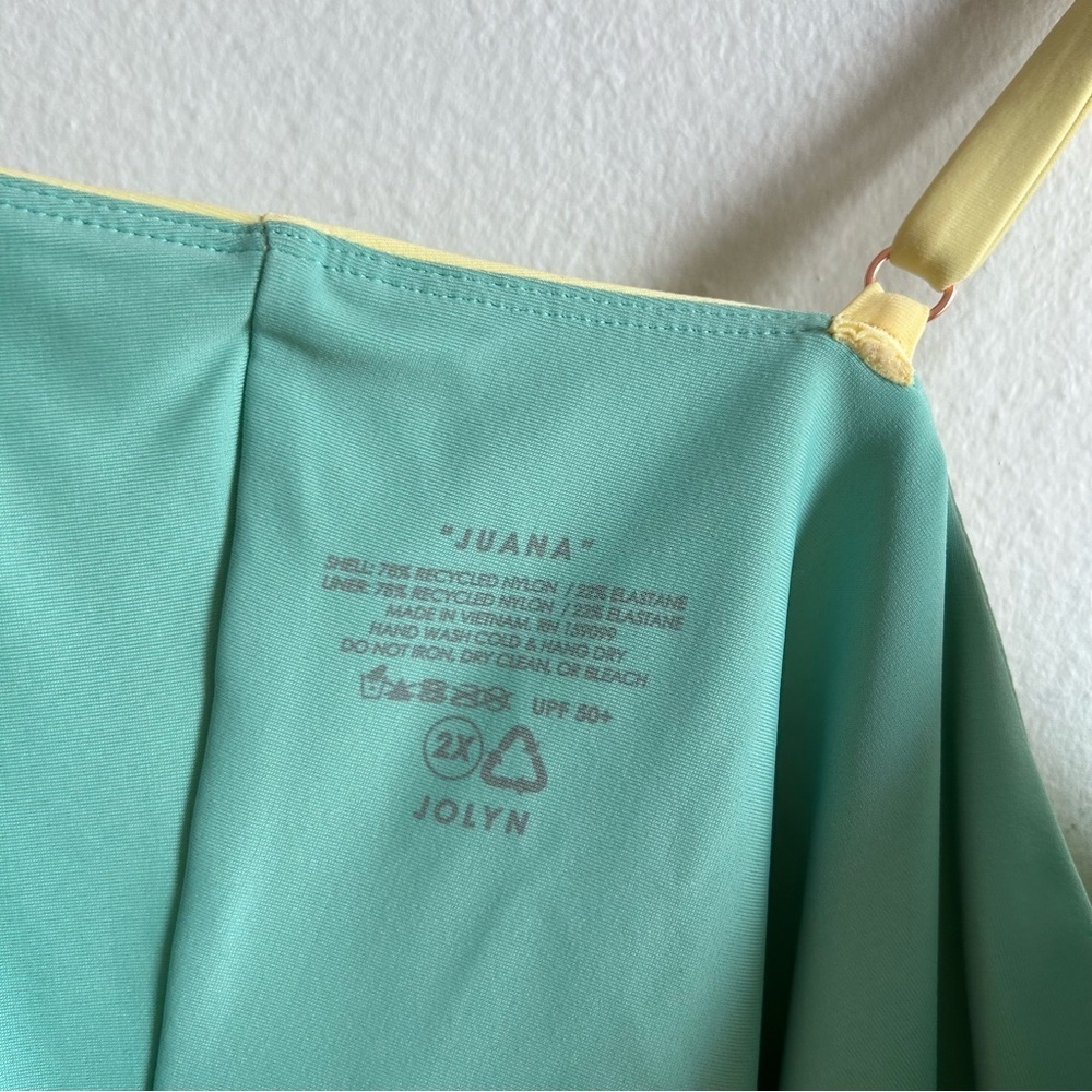 NWT Jolyn Sz 2X Juana Yellow Pismo One Piece Swimsuit - Picture 7 of 9